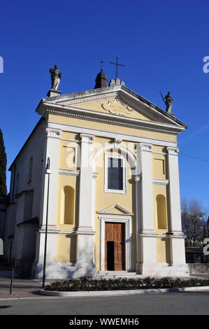 Parish church, Chiesa parrocchiale di Affi, Italy, Europe Stock Photo