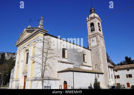 Parish church, Chiesa parrocchiale di Affi, Italy, Europe Stock Photo