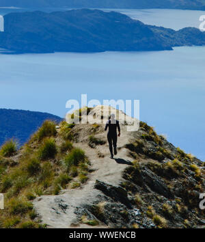 Panorama of Roys Peak - Wanaka Stock Photo