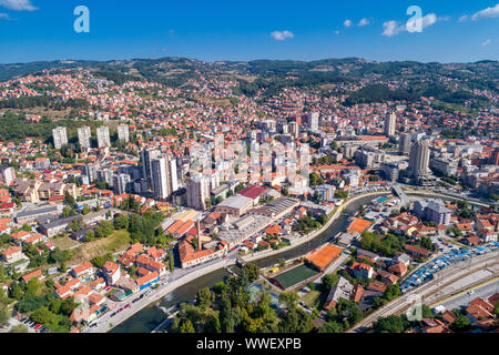Uzice, town in Serbia, Balkans, Europe Stock Photo