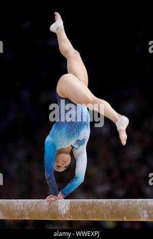 Paris, France. 15th Sep, 2019. Rose Woo from Canada during 2019 FIG World cup Challenge in Paris, finals on Sunday September 15th Credit: Kathleen Michel/Alamy Live News Stock Photo