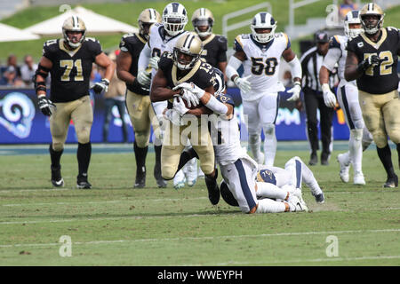 Los Angeles, CA. 15th Sep, 2019. during the NFL game between New Orleans Saints vs Los Angeles Rams at the Los Angeles Memorial Coliseum in Los Angeles, Ca on September 15, 2019. Jevone Moore Credit: csm/Alamy Live News Stock Photo