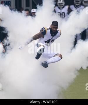 January 12, 2019 Los Angeles Rams strong safety John Johnson #43 in action  during the NFC Divisional Round playoff game between the Los Angeles Rams  and the Dallas Cowboys at the Los