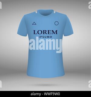 Realistic soccer shirt Cardiff City, jersey template for football kit.  Vector illustration Stock Vector Image & Art - Alamy