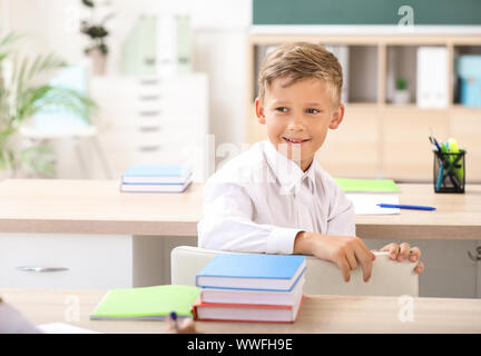 Pupils during lesson in classroom Stock Photo