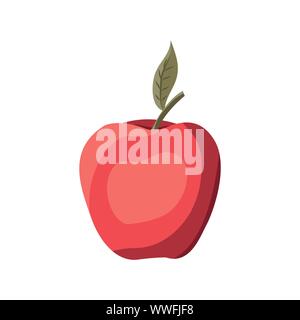Red apple fruit vector design Stock Vector
