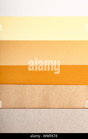 Assortment of craft paper, closeup Stock Photo