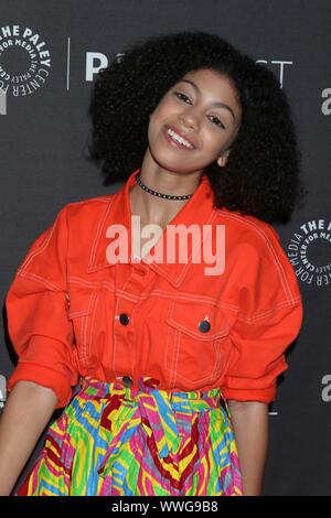 Beverly Hills, CA. 14th Sep, 2019. Arica Himmel at arrivals for PaleyFest Fall TV Previews: ABC Presents MIXED-ISH, EMERGENCE, and STUMPTOWN, Paley Center for Media, Beverly Hills, CA September 14, 2019. Credit: Priscilla Grant/Everett Collection/Alamy Live News Stock Photo