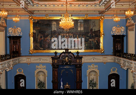 Decoration in the meeting room, Parliament Stock Photo