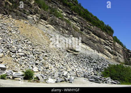Quarry, Riveo, Maggiatal, Ticino, Switzerland Stock Photo