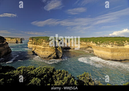 Rocky coast near Port Campell, Victoria, Australia Stock Photo