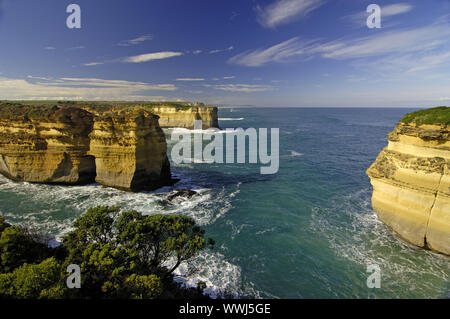Rocky coast near Port Campell, Victoria, Australia Stock Photo