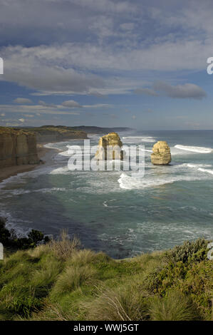 Rocky coast near Port Campell, Victoria, Australia, the 12 apostles Stock Photo