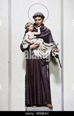 Saint Antonius in the basilica on the Sonntagsberg, Mostviertel Region, Lower Austria, Austria, Europe Stock Photo