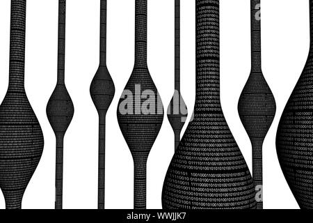 connection isolated problem 3d abstract concept Stock Photo