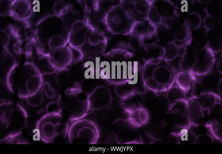 Purple Microscopic Cell Organisms as an Abstract Stock Photo