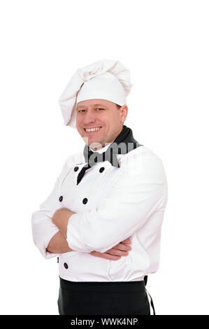 smiling chef Stock Photo