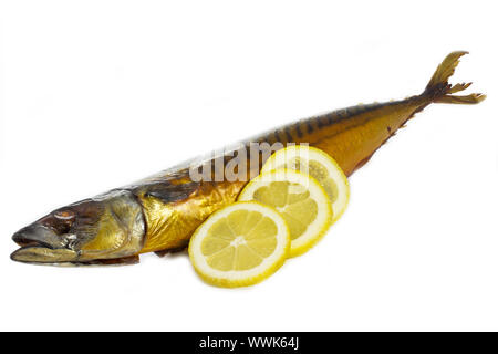 Smoked mackerel Stock Photo