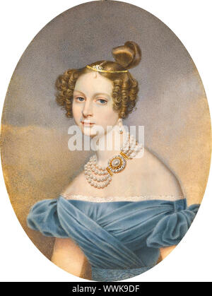 Princess Friederike Charlotte Marie of W&#xfc;rttemberg (1807-1873), Grand Duchess Elena Pavlovna of Russia. Private Collection. Stock Photo