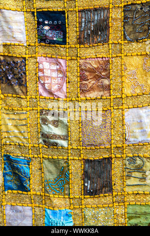 Indian embroidery as background Stock Photo