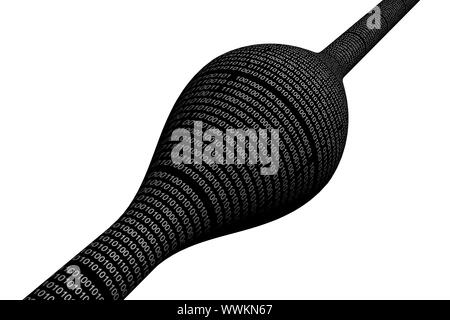 connection isolated problem 3d abstract concept Stock Photo