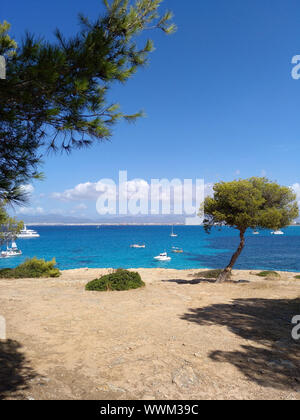 Coastline at Son Veri Nou - Mallorca Stock Photo