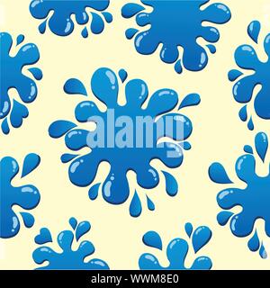 Seamless background with blots 2 Stock Vector