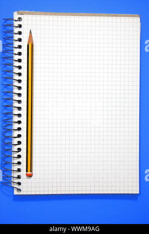 empty note book with space for text message Stock Photo