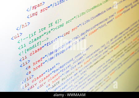 html computer code background showing concept for the internet Stock ...