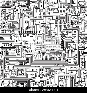 Vector seamless texture. Connections and contacts. Stock Vector