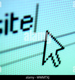 go to www macro network background Stock Photo