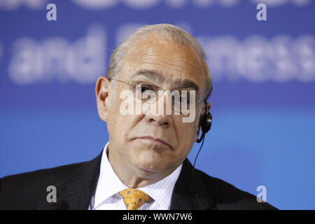 ãGlobal Forum on Transparency and Exchange of Information for Tax PurposesÒ  - Press conference Stock Photo