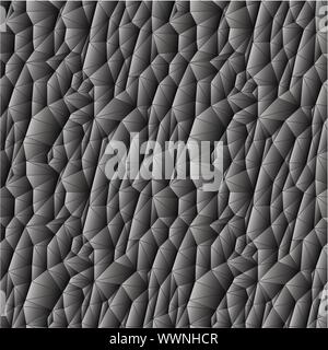 Vector monochrome texture - polygons Stock Vector