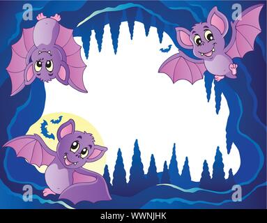 Bats theme image 3 Stock Vector