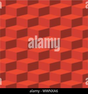 Vector red abstract texture - boxes Stock Vector