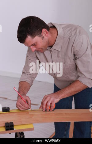 Bending Plastic Ruler Stock Photo - Alamy