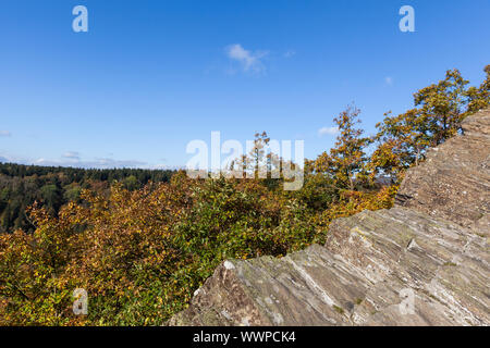 View Selketal in autumn Stock Photo