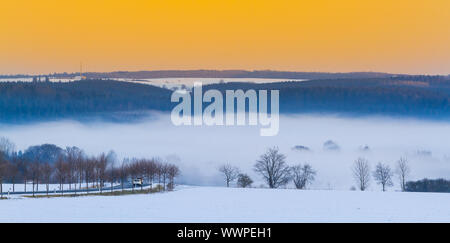 View to Siptenfelde in the Harz Mountains Stock Photo