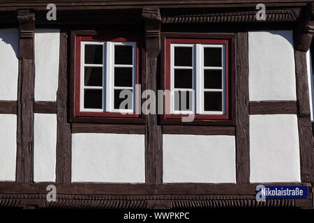 Osterwieck half-timbered house Stock Photo