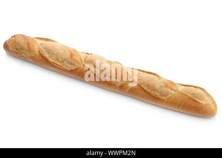 French baguette bread white bread croissant croissant isolated Stock Photo