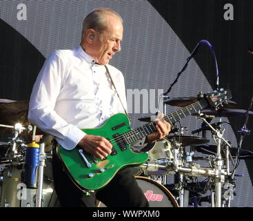 London, UK. 15th Sep, 2019. Francis Rossi of Status Quo English Rock band performs live on stage at the BBC Radio 2 Live in Hyde Park, London. Credit: SOPA Images Limited/Alamy Live News Stock Photo