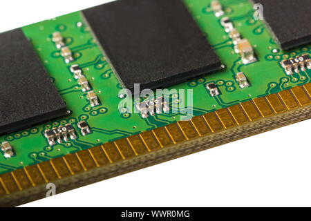 Electronic collection - computer random access memory (RAM) modules Stock Photo
