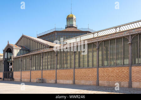 The new cultural center and  former public market Mercat del Born in the Barcelona Stock Photo