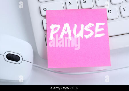 Break Lunch Break Recovery Work Business Concept Office Stock Photo