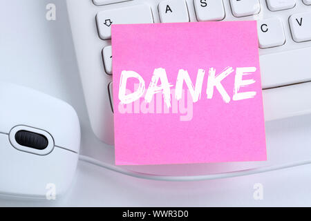 Thank you Business Concept Office Stock Photo