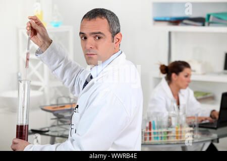 Science lab Stock Photo
