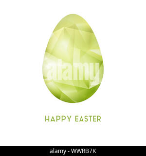 Easter Crystal Egg Stock Photo