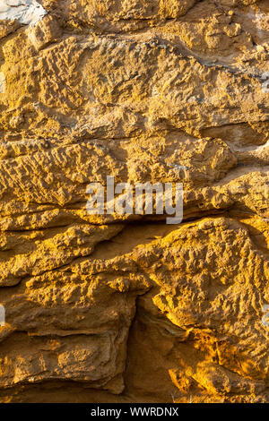 Texture yellow sandstone Stock Photo