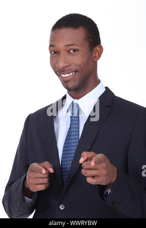 Portrait of a man in a suit Stock Photo