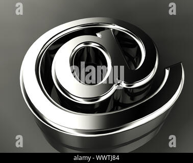internet symbol Stock Photo